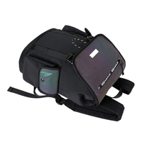 Ransel Laptop RFID banyak saku, tas punggung Laptop santai perjalanan luar ruangan nilon lembut tahan air untuk anak-anak sekolah Oxford