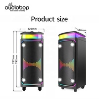 Speaker Dengan Mic Harga Lebih Murah Radio FM Speaker BT Hemat Biaya Mic Isi Ulang Remote USB TF FM TWS Layar LED