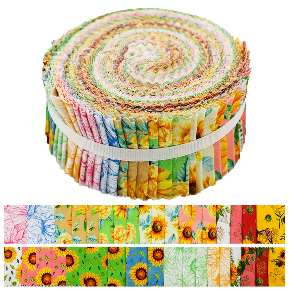 Groothandel 100% Katoen Stof Jelly Rolls 20 Stuks In-Voorraad Voor Verkoop