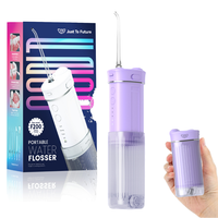 Hydropulseur portable sans fil, irrigateur buccal rechargeable, nettoyeur dentaire électrique pour un nettoyage en profondeur des dents et des gencives, idéal pour les voyages