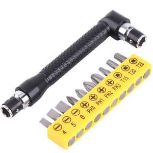 Mini Destornillador Neumático de Doble Punta de 6.35mm, Llave de Tubo en Forma de L con Barra Extensible - Product Image 2