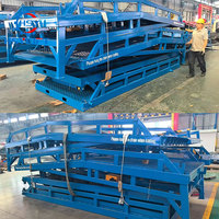 Pont de chargement mobile portable 8t 10t, rampe de chargement hydraulique pour conteneurs, plateforme élévatrice pour chariot élévateur