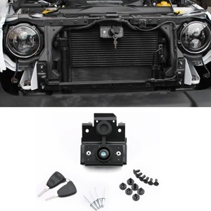 Boucle de verrouillage de capot de voiture, boucle de verrouillage antivol pour JK JL Wrangler 2007-2008, Kit de carrosserie, accessoires de voiture - Product Image 1