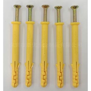 M6 M8 M10 Plastic Expansion Anchors 8-80mm Screw Type For Door Window Fixing - Product Image 1