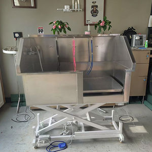 大型バスタブ電気バスシンクペットクリニック用動物用ステンレス鋼電気リフトペット入浴プール - Product Image 3