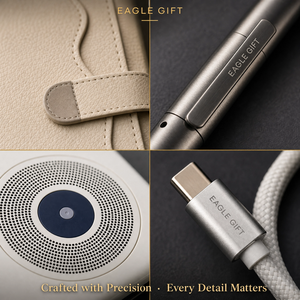 Luxury Blue PU Leather Magnetic Closure Promotional Notebook Hardcover Business Journal Pen Premium Exquisite Silk Screen <b>Gift</b> - Product Image 3
