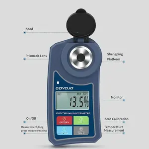 Digitale Refractometer <span class=keywords><strong>Brix</strong></span> Meter Ce Gecertificeerd Plastic Nieuwe Vruchtensapdranken Sprite Drank Suikertester Meter Suikergehalte - Product Image 6