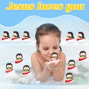 Juguetes <span class=keywords><strong>de</strong></span> bañera <span class=keywords><strong>de</strong></span> goma <span class=keywords><strong>de</strong></span> Pascua Esenciales para cesta <span class=keywords><strong>de</strong></span> Pascua Little Jesus Sheep Donkey Pigeon & Duck Hecho <span class=keywords><strong>de</strong></span> PVC duradero - Product Image 3