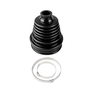Kit de soufflet de cardan universel en silicone avec colliers en acier inoxydable pour réparation de demi-arbre - Product Image 1