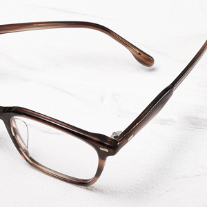 JMM82RX Gafas rectangulares con montura completa, anti-UV, unisex, para adultos, monturas de corrección de visión C25 - Product Image 5