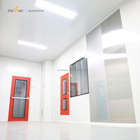 Portes de salle blanche médicales en acier inoxydable Glostar, norme GMP, 40 mm, 50 mm, à ouverture battante, pour l'industrie pharmaceutique, 1,2 mm, 1,5 mm, en vente