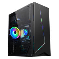 Boîtier d'ordinateur de jeu Symphony, boîtier PC ATX, boîtier d'ordinateur en verre trempé et tours, châssis de serveur