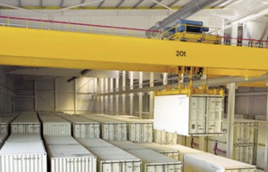 Pont roulant à double poutre de style européen, robuste, 10, 20, 50, 30, 40 tonnes, composants principaux : moteur, pompe, PLC, engrenages - Product Image 6