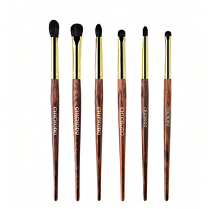 Cangzhou <b>Makeup</b> Brush Animal Hair Wooden Handle Round Shape For Eyeshadow Application - Product Image 3