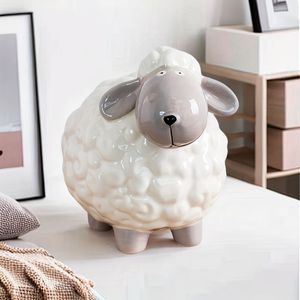 Tirelire en céramique écologique en forme de boîte mignonne avec couleur personnalisable pour la collecte d'argent - Product Image 3