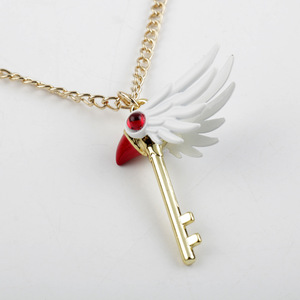 Venta al por mayor Anime lindo estrella varita collar Opp bolsa tarjeta <span class=keywords><strong>Captor</strong></span> <span class=keywords><strong>Sakura</strong></span> <span class=keywords><strong>llavero</strong></span> - Product Image 5