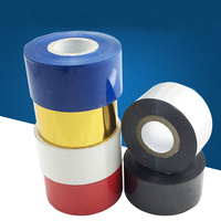 Ruban de transfert thermique en résine noire, ruban d'estampage à chaud Compatible pour Machine d'emballage d'étiquetage