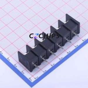 KF55S-10.0-6P Barrier Terminal Block Through hole Component (THT),P=10mm Connector Two Sides 10mm 1x6P Straight Pin - Product Image 2