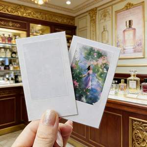 Carte de test de parfum invisible magique personnalisée en carton pour échantillons de parfum - Product Image 2