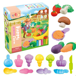 DIY Super Light Clay Modeling Set with 12 Colored Clays Early Education Dinosaur Molds for Ages 14+