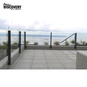 מעקה מעקה זכוכית בטיחות מעקה אלומיניום מעקה למרפסת וגרם מדרגות הרכבה בקלות - Product Image 4