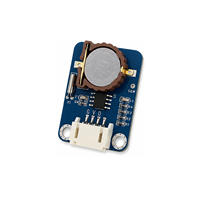 Módulo de Reloj en Tiempo Real Zetok DS1307 I2C de Bajo Consumo con Batería de Respaldo y Temporizador para Componentes Electrónicos, Visualización de la Hora
