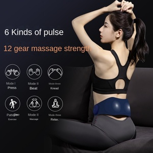 Nouvelle ceinture de massage électrique amincissante avec fonction musicale, batterie intégrée, vibration et chauffage, masseur abdominal chauffant pour la maison - Product Image 1