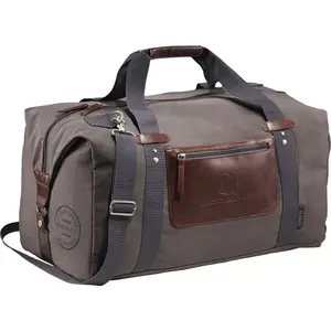 Durevole Vintage Tela di Cotone di Viaggio Duffel Bag