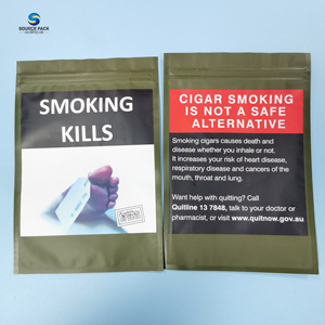 Bolsa para fumar tabaco RTS con bolsa transparente exterior 25G 50G 100G <span class=keywords><strong>GV</strong></span> bolsa de hoja para fumar bolsa de tabaco para liar a mano - Product Image 6