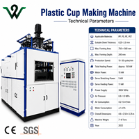 Machine de fabrication de gobelets en plastique entièrement automatique à prix d'usine, pour gobelets jetables en PP, PET, PS, PVC, équipement de thermoformage haute capacité