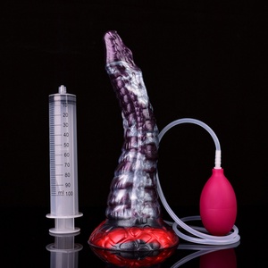 Realistic Squirting Tentacle <b>Dildo</b> Ejaculating Lifelike Knotted <b>Dildo</b> Large Anal <b>Dildo</b> with Suction Cup Adult Sex Toy for Women - Product Image 1