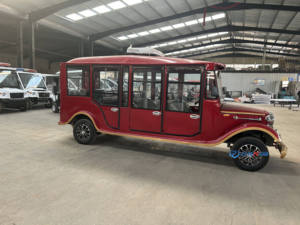 Nuevo Auto Clásico de Invierno con Aire Acondicionado y Puertas, Auto Clásico Vintage Blanco Eléctrico para Múltiples Personas, Auto Turístico - Product Image 6