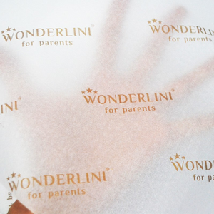 Giấy gói quà màu trắng tùy chỉnh in hoa văn vàng, giấy gói quà cho quần áo & giày dép - Product Image 3