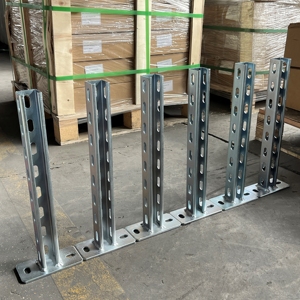 Hot Dip Galvanized 300mm Q235 Non-Alloy U Channel <b>Brackets</b> Cantilever Design Welded Metal Strut ASTM Standard - Product Image 4
