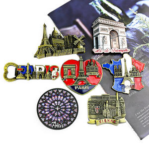 Aimant <span class=keywords><strong>de</strong></span> réfrigérateur en alliage <span class=keywords><strong>de</strong></span> zinc Tour Eiffel et Arc <span class=keywords><strong>de</strong></span> Triomphe, porte-clés bouchon <span class=keywords><strong>de</strong></span> pneu <span class=keywords><strong>Paris</strong></span>, Souvenir <span class=keywords><strong>de</strong></span> la culture française - Product Image 1