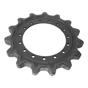 Pignon de chenillard robuste pour excavatrice, pignon d'entraînement avant 320, groupe de roues pour mini-bouteur D8k ME306611 1 - Product Image 2