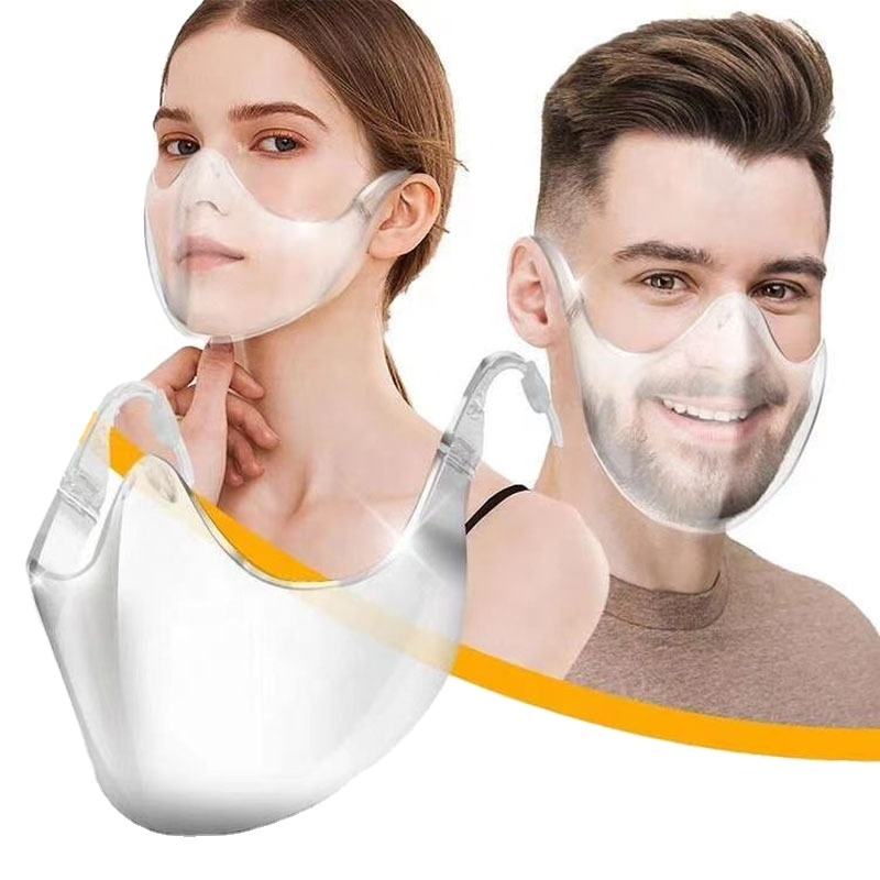 Durable Face Shield protective isolation mask transparent splash and dustproof PC mask