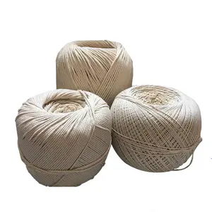 Cordón de macramé de alta calidad 100% cuerda de algodón Natural para tejer manualidades DIY