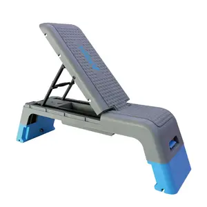 Multifunctional Aerobic Step Plastic Adjustable Bench Stepper Equipment For Gym With Customized Logo