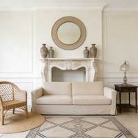 Cheminée européenne en marbre blanc naturel, artisanale, moderne, de haute qualité, personnalisée, pour la décoration du salon