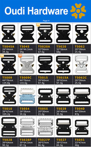 T5002 1 pulgada 25mm Heavy Duty Dual Metal Quick Side Release Hebilla táctica ajustable para hebilla <span class=keywords><strong>Cobra</strong></span> - Product Image 6