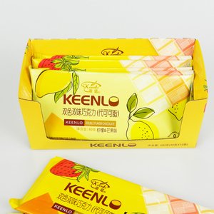 Usine directe chocolat bicolore <span class=keywords><strong>de</strong></span> haute qualité citron mangue saveur mélangée chocolat substitut <span class=keywords><strong>de</strong></span> beurre <span class=keywords><strong>de</strong></span> cacao - Product Image 3