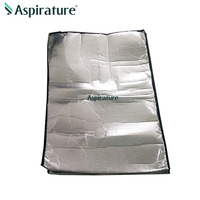 Housse de palette en aluminium à bulles, personnalisée, isolante, thermique, pour la chaîne du froid, protection pour l'expédition