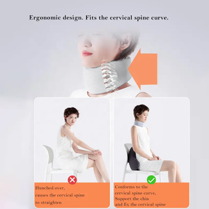 Bravo penjepit leher penjualan laris kerah tengkuk busa penahan leher ringan kerah leher busa memori untuk menghilangkan rasa sakit - Product Image 2
