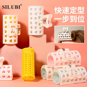 Rouleaux à cheveux creux en forme de cœur Sruby, lot de 3, fer à friser sans chaleur en ABS S908 pour des cheveux ondulés volumineux - Product Image 3