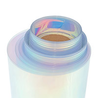 Film protecteur transparent en PET, finition dichroïque irisée, service de découpe sur mesure, qualité alimentaire, anti-âge, pour l'emballage