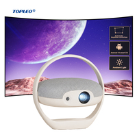Projecteur intelligent Topleo Allwinner H723 Android, meilleur mini projecteur vidéo domestique LCD LED avec son HiFi, mini projecteurs 4K