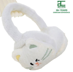 Оптовые детские зимние наушники Allch: большие размеры, флис с шерстью и тканевыми вставками, складные, теплые, из Чжэцзяна - Product Image 5