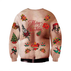 Factory Sale Unisex New Autumn Winter 3D Sweatshirt <b>Crewneck</b> Pullover Zipper New Christmas Loose Unisex - Product Image 2