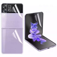 Ensemble complet de Films Hydrogel TPU avant et arrière de protection d'écran de téléphone pliable pour Samsung Galaxy Z Flip4 Flip 3 protecteur d'écran